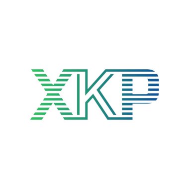 Modern XKP Logo Tasarımı. XKP Minimalist, Profesyonel ve Çok Yönlü İşletme Kimliği Simgesi