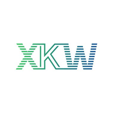 Modern XKW Logo Tasarımı. XKW Minimalist, Profesyonel ve Çok Yönlü İşletme Kimliği Simgesi