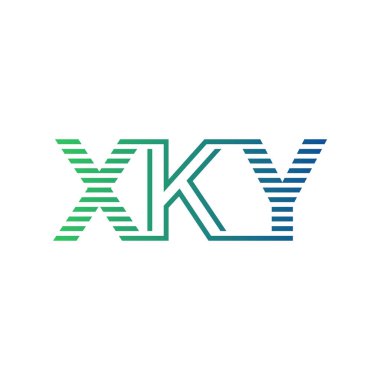 Modern XKY Logo Tasarımı. XKY Minimalist, Profesyonel ve Çok Yönlü İşletme Kimliği Simgesi