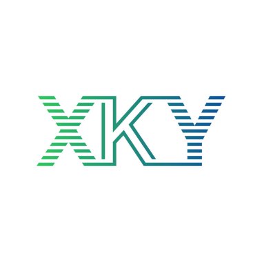 Modern XKY Logo Design. Letter XKY Minimalist, Professional, and Versatile Branding Icon for Business Identity clipart