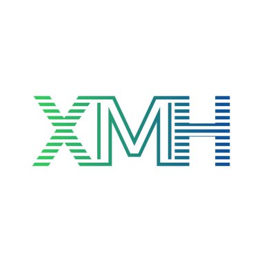 Modern XMH Logo Tasarımı. XMH Minimalist, Profesyonel ve Çok Yönlü İşletme Kimliği Simgesi