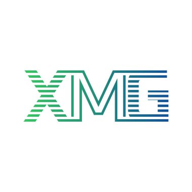 Modern XMG Logo Tasarımı. İşletme Kimliği İçin XMG Minimalist, Profesyonel ve Çok Yönlü Markalaştırma Simgesi