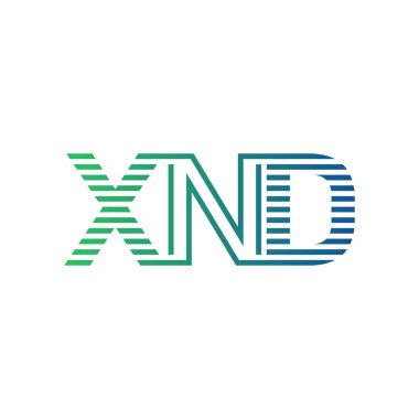 Modern XND Logo Tasarımı. XND Minimalist, Profesyonel ve Çok Yönlü İşletme Kimliği Simgesi