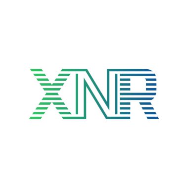 Modern XNR Logo Tasarımı. XNR Minimalist, Profesyonel ve İşletme Kimliği İçin Çok Yönlü Markalaştırma Simgesi