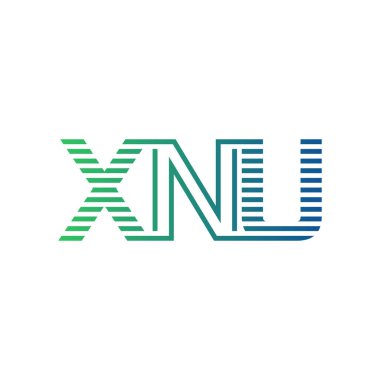 Modern XNU Logo Tasarımı. XNU Minimalist, Profesyonel ve Çok Yönlü İşletme Kimliği Simgesi