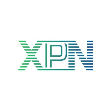 Modern XPN Logo Tasarımı. XPN Minimalist, Profesyonel ve İş Kimliği için Çok Yönlü Markalaştırma Simgesi