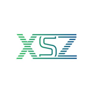 Modern XSZ Logo Tasarımı. XSZ Minimalist, Profesyonel ve Çok Yönlü İşletme Kimliği Simgesi