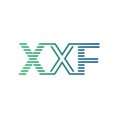 Modern XXF Logo Tasarımı. Harf XXF Minimalist, Profesyonel ve İşletme Kimliği İçin Çok Yönlü Markalaşma Simgesi