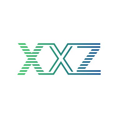 Modern XXZ Logo Tasarımı. Harf XXZ İş Kimliği Minimalist, Profesyonel ve Çok Yönlü Markalaştırma Simgesi