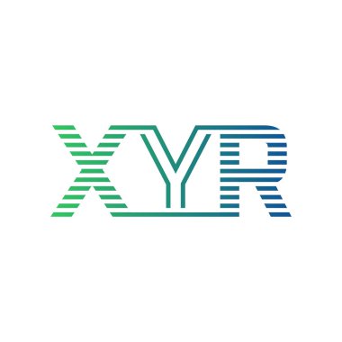 Modern XYR Logo Tasarımı. XYR Minimalist, Profesyonel ve Çok Yönlü İşletme Kimliği Simgesi