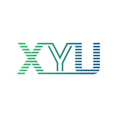 Modern XYU Logo Tasarımı. XYU Minimalist, Profesyonel ve Çok Yönlü İşletme Kimliği Simgesi
