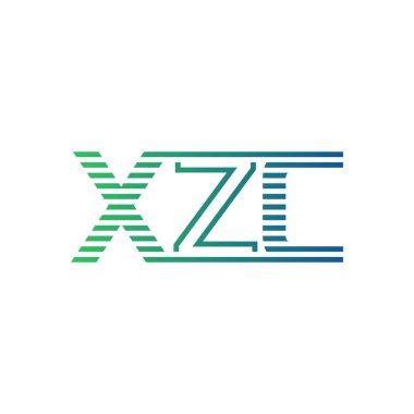 Modern XZC Logo Tasarımı. XZC Minimalist, Profesyonel ve İşletme Kimliği İçin Çok Yönlü Markalaştırma Simgesi