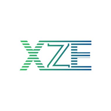 Modern XZE Logo Tasarımı. XZE Minimalist, Profesyonel ve Çok Yönlü İşletme Kimliği Simgesi