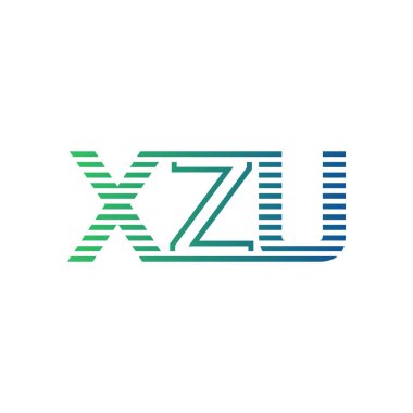 Modern XZU Logo Tasarımı. XZU Minimalist, Profesyonel ve Çok Yönlü İşletme Kimliği Simgesi