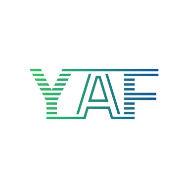 Modern YAF Logo Tasarımı. YAF Minimalist, Profesyonel ve Çok Yönlü İşletme Kimliği Simgesi