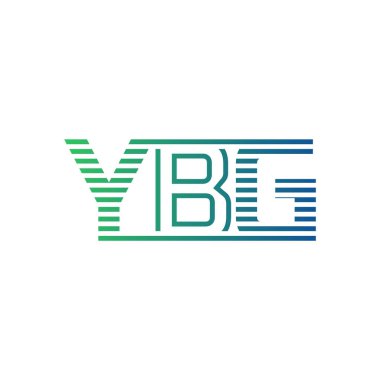 Modern YBG Logo Tasarımı. YBG 'nin Minimalist, Profesyonel ve İşletme Kimliği İçin Çok Yönlü Markalaşma Simgesi