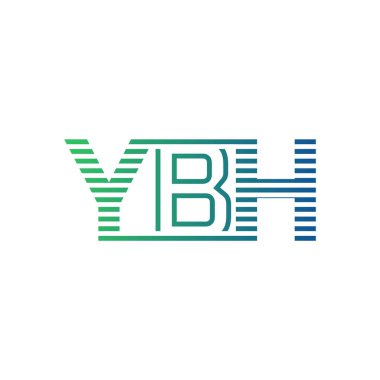 Modern YBH Logo Tasarımı. YBH Minimalist, Profesyonel ve Çok Yönlü İşletme Kimliği Simgesi