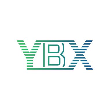 Modern YBX Logo Tasarımı. İş Kimliği için YBX Minimalist, Profesyonel ve Çok Yönlü Markalaştırma Simgesi