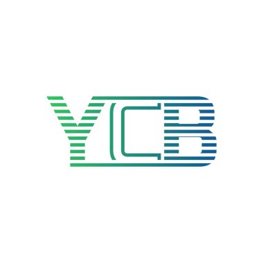 Modern YCB Logo Tasarımı. YCB Minimalist, Profesyonel ve Çok Yönlü İşletme Kimliği Simgesi