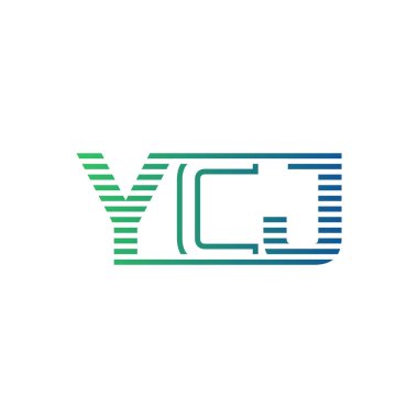 Modern YCJ Logo Tasarımı. YCJ Harfi Minimalist, Profesyonel ve İş Kimliği için Çok Yönlü Markalaştırma Simgesi