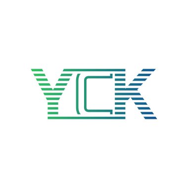 Modern YCK Logo Tasarımı. İş Kimliği için YCK Minimalist, Profesyonel ve Çok Yönlü Markalaştırma Simgesi