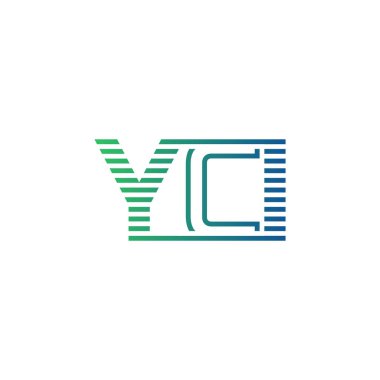 Modern YCI Logo Tasarımı. YCI Minimalist, Profesyonel ve İş Kimliği için Çok Yönlü Markalaştırma Simgesi