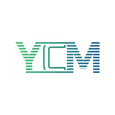 Modern YCM Logo Tasarımı. YCM Minimalist, Profesyonel ve Çok Yönlü İşletme Kimliği Simgesi