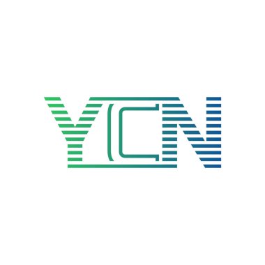 Modern YCN Logo Tasarımı. YCN Minimalist, Profesyonel ve Çok Yönlü İşletme Kimliği Simgesi