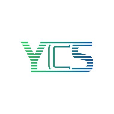 Modern YCS Logo Tasarımı. Harf YCS İş Kimliği Minimalist, Profesyonel ve Çok Yönlü Markalaştırma Simgesi