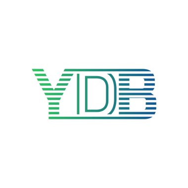 Modern YDB Logo Tasarımı. YDB Minimalist, Profesyonel ve Çok Yönlü İşletme Kimliği Simgesi