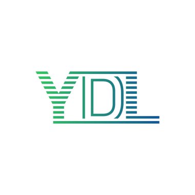 Modern YDL Logo Tasarımı. İş Kimliği için YDL Minimalist, Profesyonel ve Çok Yönlü Markalaştırma Simgesi