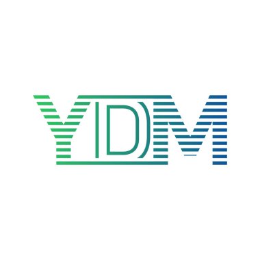 Modern YDM Logo Tasarımı. YDM Minimalist, Profesyonel ve Çok Yönlü İşletme Kimliği Simgesi