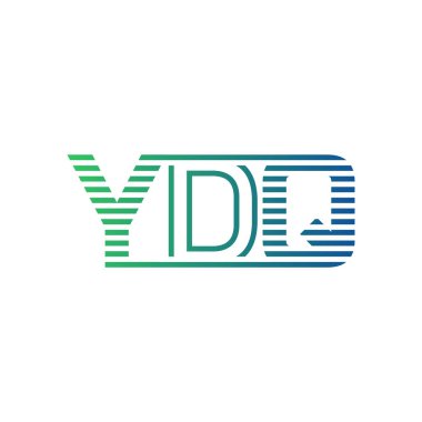 Modern YDQ Logo Tasarımı. Harf YDQ İş Kimliği Minimalist, Profesyonel ve Çok Yönlü Markalaştırma Simgesi