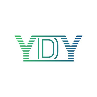 Modern YDY Logo Tasarımı. YDY Minimalist, Profesyonel ve Çok Yönlü İşletme Kimliği Simgesi