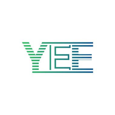 Modern YEE Logo Tasarımı. YEE Minimalist, Profesyonel ve İşletme Kimliği İçin Çok Yönlü Markalaştırma Simgesi