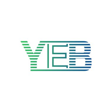 Modern YEB Logo Tasarımı. YEB Minimalist, Profesyonel ve Çok Yönlü İşletme Kimliği Simgesi