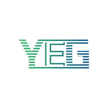 Modern YEG Logo Tasarımı. YEG 'nin Minimalist, Profesyonel ve Çok Yönlü İşletme Kimliği Simgesi