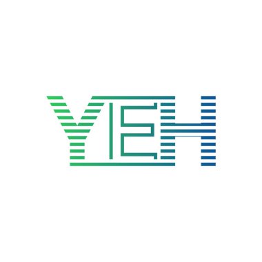 Modern YEH Logo Tasarımı. YEH Minimalist, Profesyonel ve İş Kimliği için Çok Yönlü Markalaştırma Simgesi