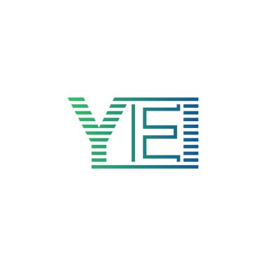 Modern YEI Logo Tasarımı. YEI Minimalist, Profesyonel ve İşletme Kimliği İçin Çok Yönlü Markalaştırma Simgesi