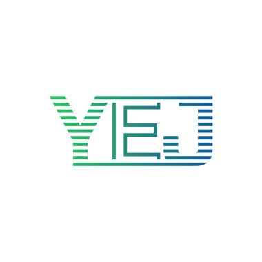 Modern YEJ Logo Tasarımı. YEJ Mektubu İş Kimliği Minimalist, Profesyonel ve Çok Yönlü Markalaştırma Simgesi
