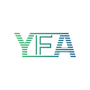 Modern YFA Logo Tasarımı. İş Kimliği için YFA Minimalist, Profesyonel ve Çok Yönlü Markalaştırma Simgesi