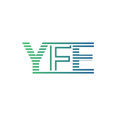 Modern YFE Logo Tasarımı. YFE Minimalist, Profesyonel ve Çok Yönlü İşletme Kimliği Simgesi