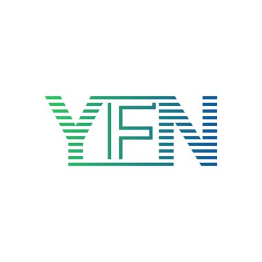 Modern YFN Logo Tasarımı. YFN Minimalist, Profesyonel ve Çok Yönlü İşletme Kimliği Simgesi