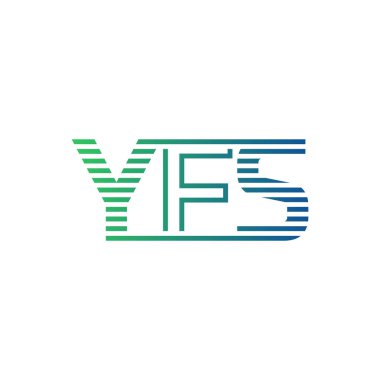 Modern YFS Logo Tasarımı. YFS Minimalist, Profesyonel ve Çok Yönlü İşletme Kimliği Simgesi