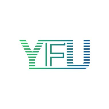 Modern YFU Logo Tasarımı. YFU Minimalist, Profesyonel ve Çok Yönlü İşletme Kimliği Simgesi