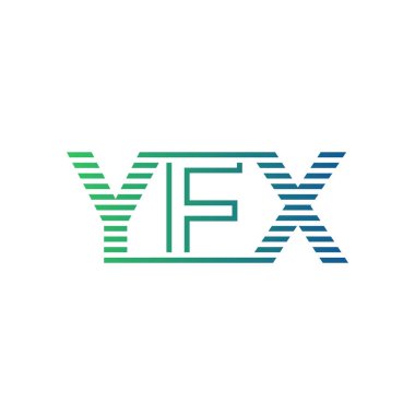 Modern YFX Logo Tasarımı. İş Kimliği için YFX Minimalist, Profesyonel ve Çok Yönlü Markalaştırma Simgesi