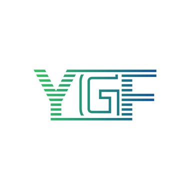 Modern YGF Logo Tasarımı. YGF Minimalist, Profesyonel ve Çok Yönlü İşletme Kimliği Simgesi