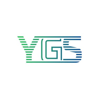 Modern YGS Logo Tasarımı. İş Kimliği için YGS Minimalist, Profesyonel ve Çok Yönlü Markalaştırma Simgesi