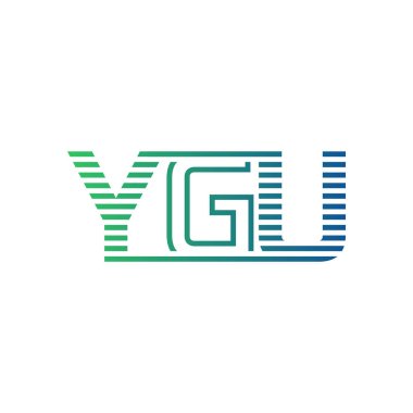 Modern YGU Logo Tasarımı. YGU Minimalist, Profesyonel ve Çok Yönlü İşletme Kimliği Simgesi