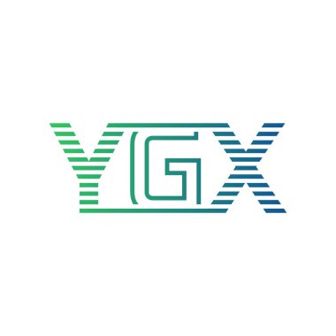 Modern YGX Logo Tasarımı. Harf YGX İş Kimliği Minimalist, Profesyonel ve Çok Yönlü Markalaştırma Simgesi